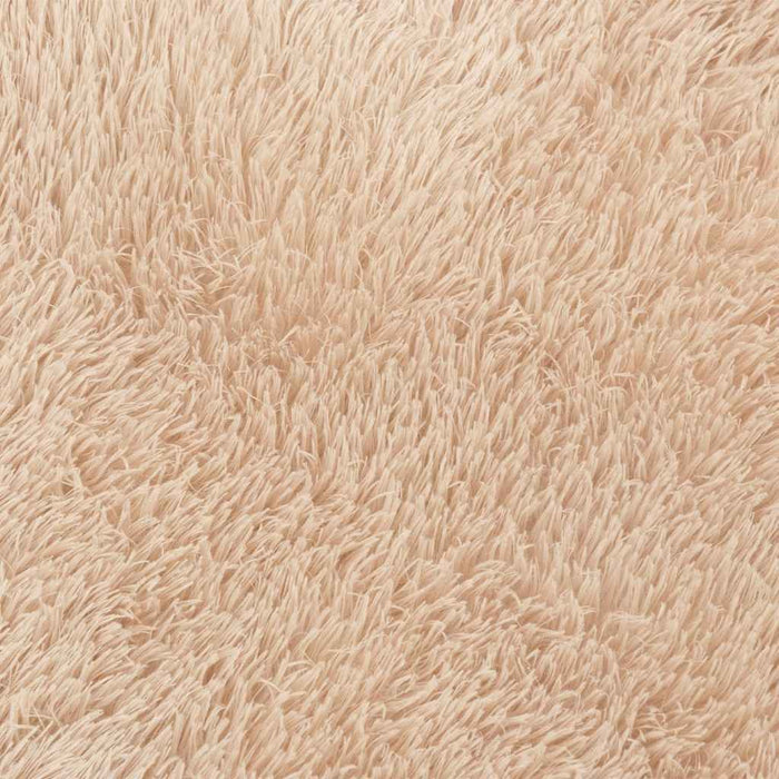 Covor shaggy cu pom înalt, NAVARRA, bej, 160x160 cm, poliester - WALTI WALTI
