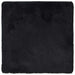 Covor shaggy cu pom înalt, NAVARRA, negru, 160x160cm, poliester - WALTI WALTI