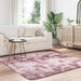 Covor shaggy cu pom înalt, NAVARRA, roz praf, 160x160 cm - WALTI WALTI