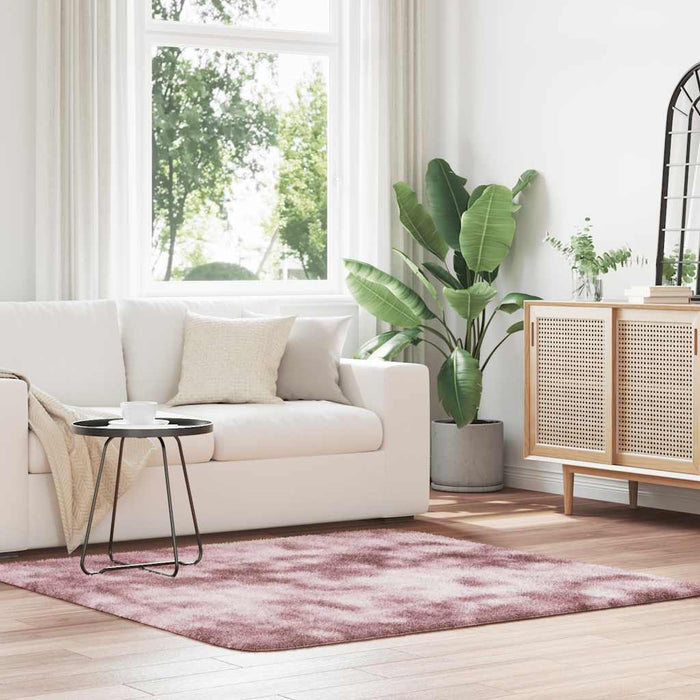 Covor shaggy cu pom înalt, NAVARRA, roz praf, 160x160 cm - WALTI WALTI