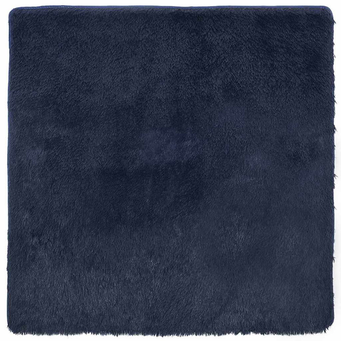 Covor shaggy cu pom înalt, NAVARRA, bleumarin, 160x160 cm - WALTI WALTI