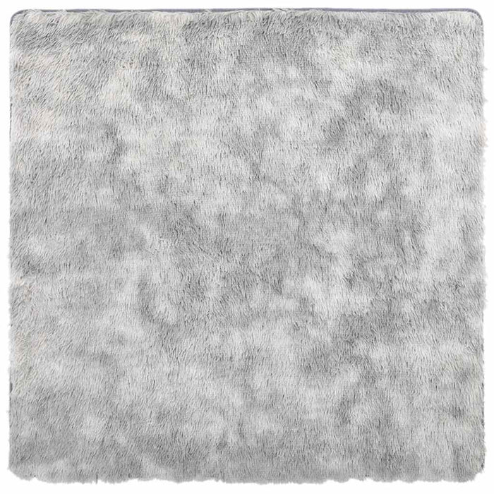 Covor shaggy cu pom înalt, NAVARRA, gri argintiu, 160x160 cm - WALTI WALTI