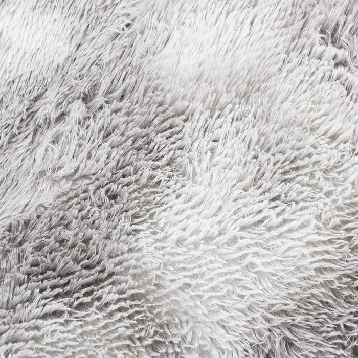 Covor shaggy cu pom înalt, NAVARRA, gri argintiu, 160x160 cm - WALTI WALTI