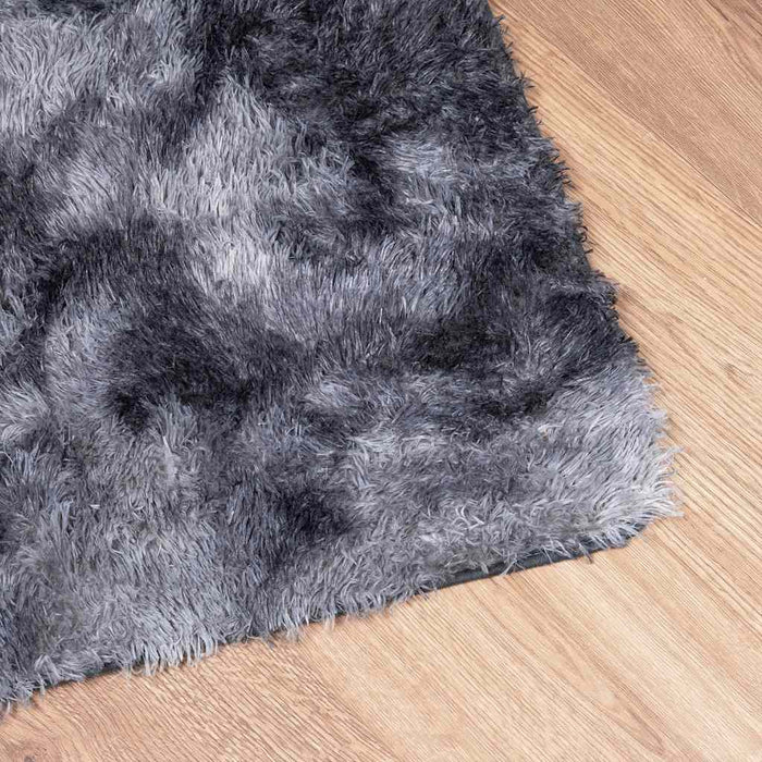 Covor shaggy cu pom înalt, NAVARRA, gri închis, 200x200 cm - WALTI WALTI