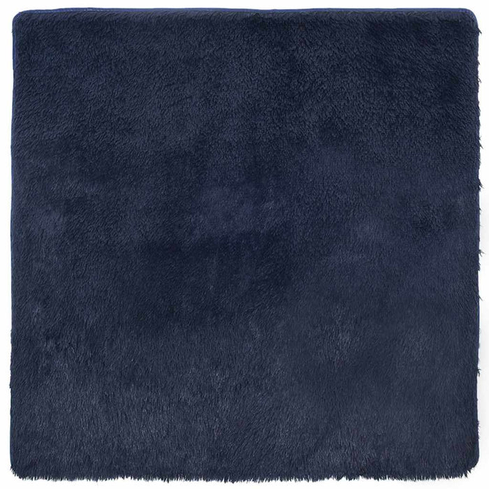 Covor shaggy cu pom înalt, NAVARRA, bleumarin, 200x200 cm - WALTI WALTI