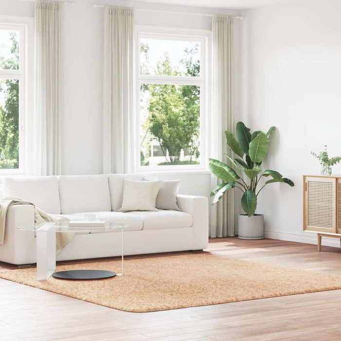 Covor shaggy cu pom înalt, NAVARRA, bej, 240x240 cm, poliester - WALTI WALTI