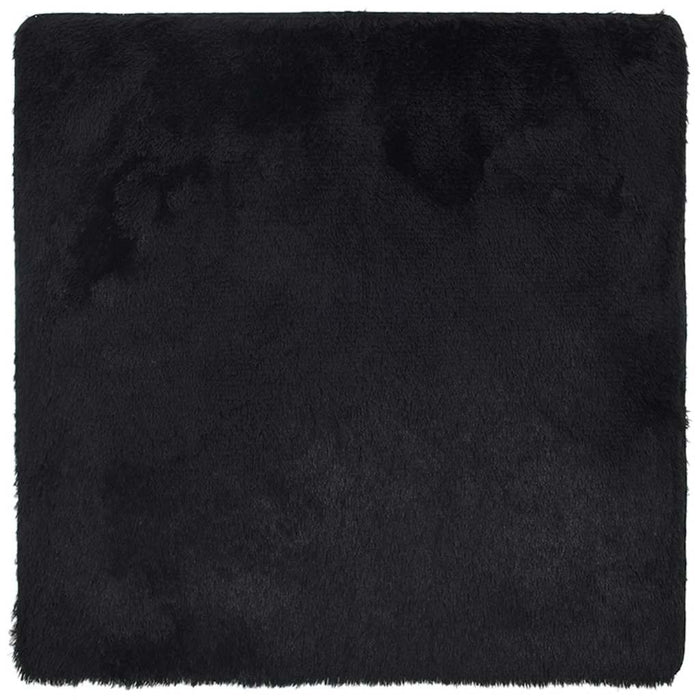 Covor shaggy cu pom înalt, NAVARRA, negru, 240x240cm, poliester - WALTI WALTI