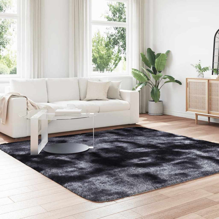 Covor shaggy cu pom înalt, NAVARRA, gri închis, 240x240 cm - WALTI WALTI