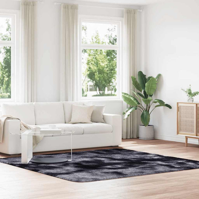 Covor shaggy cu pom înalt, NAVARRA, gri închis, 240x240 cm - WALTI WALTI