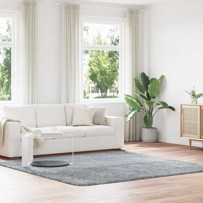Covor shaggy cu pom înalt, NAVARRA, gri deschis, 240x240 cm - WALTI WALTI