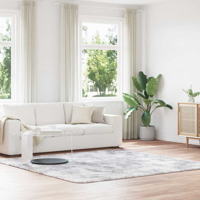 Covor shaggy cu pom înalt, NAVARRA, gri argintiu, 240x240 cm - WALTI WALTI
