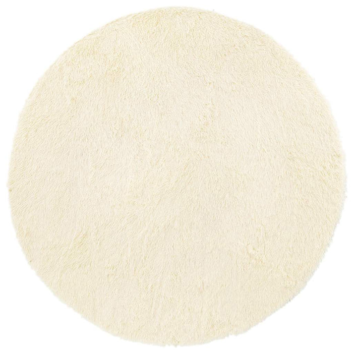 Covor shaggy cu pom înalt, NAVARRA, crem, 100x100 cm, poliester - WALTI WALTI