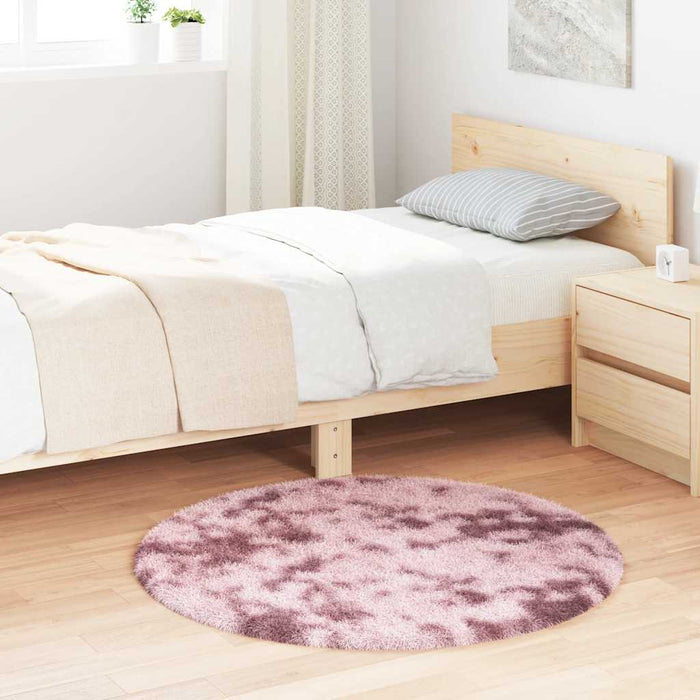 Covor shaggy cu pom înalt, NAVARRA, roz praf, 100x100 cm - WALTI WALTI