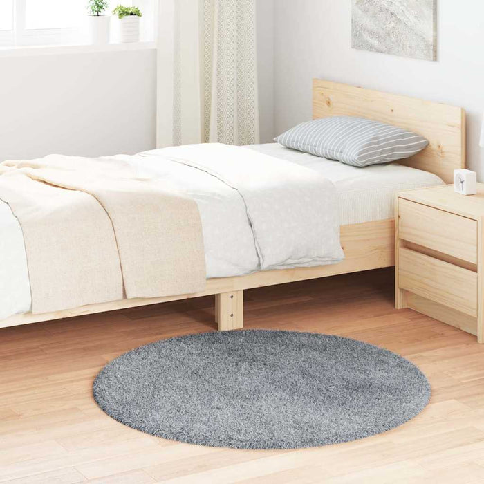 Covor shaggy cu pom înalt, NAVARRA, gri deschis, 100x100 cm - WALTI WALTI