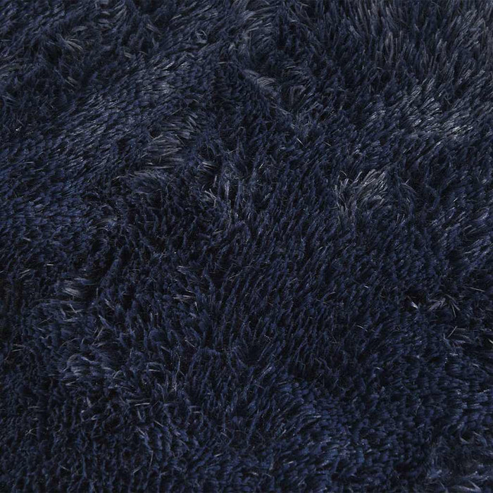 Covor shaggy cu pom înalt, NAVARRA, bleumarin, 100x100 cm - WALTI WALTI