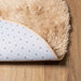 Covor shaggy cu pom înalt, NAVARRA, bej, 120x120 cm, poliester - WALTI WALTI
