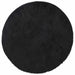 Covor shaggy cu pom înalt, NAVARRA, negru, 120x120cm, poliester - WALTI WALTI