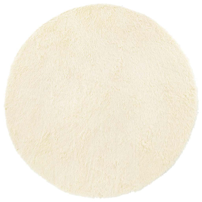 Covor shaggy cu pom înalt, NAVARRA, crem, 120x120 cm, poliester - WALTI WALTI