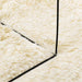 Covor shaggy cu pom înalt, NAVARRA, crem, 120x120 cm, poliester - WALTI WALTI