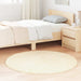Covor shaggy cu pom înalt, NAVARRA, crem, 120x120 cm, poliester - WALTI WALTI