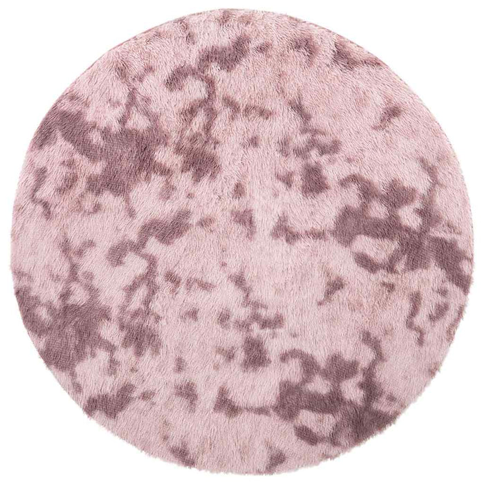 Covor shaggy cu pom înalt, NAVARRA, roz praf, 120x120 cm - WALTI WALTI