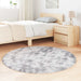 Covor shaggy cu pom înalt, NAVARRA, gri deschis, 120x120 cm - WALTI WALTI