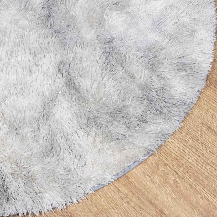 Covor shaggy cu pom înalt, NAVARRA, gri deschis, 120x120 cm - WALTI WALTI