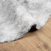 Covor shaggy cu pom înalt, NAVARRA, gri deschis, 120x120 cm - WALTI WALTI