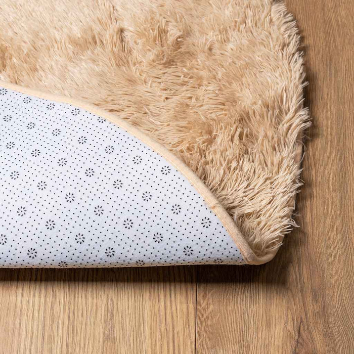 Covor shaggy cu pom înalt, NAVARRA, bej, 160x160 cm, poliester - WALTI WALTI