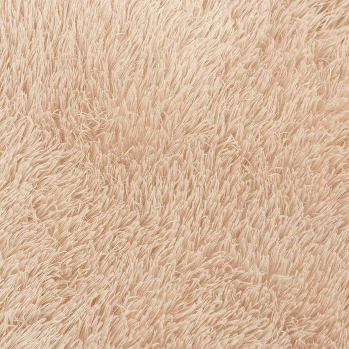 Covor shaggy cu pom înalt, NAVARRA, bej, 160x160 cm, poliester - WALTI WALTI