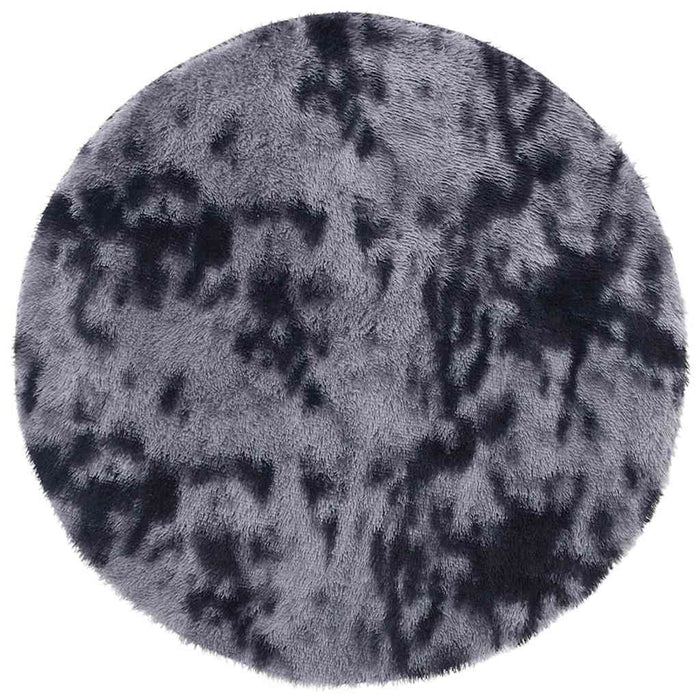 Covor shaggy cu pom înalt, NAVARRA, gri închis, 160x160 cm - WALTI WALTI