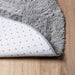 Covor shaggy cu pom înalt, NAVARRA, gri deschis, 160x160 cm - WALTI WALTI