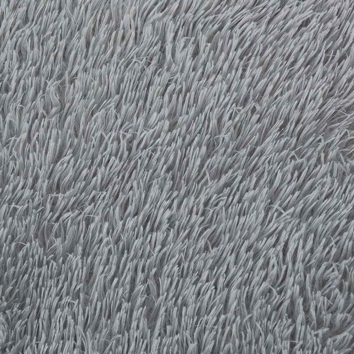 Covor shaggy cu pom înalt, NAVARRA, gri deschis, 160x160 cm - WALTI WALTI