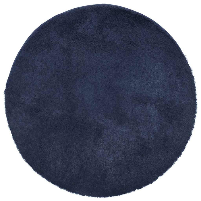 Covor shaggy cu pom înalt, NAVARRA, bleumarin, 160x160 cm - WALTI WALTI