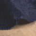 Covor shaggy cu pom înalt, NAVARRA, bleumarin, 160x160 cm - WALTI WALTI