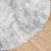 Covor shaggy cu pom înalt, NAVARRA, gri argintiu, 160x160 cm - WALTI WALTI