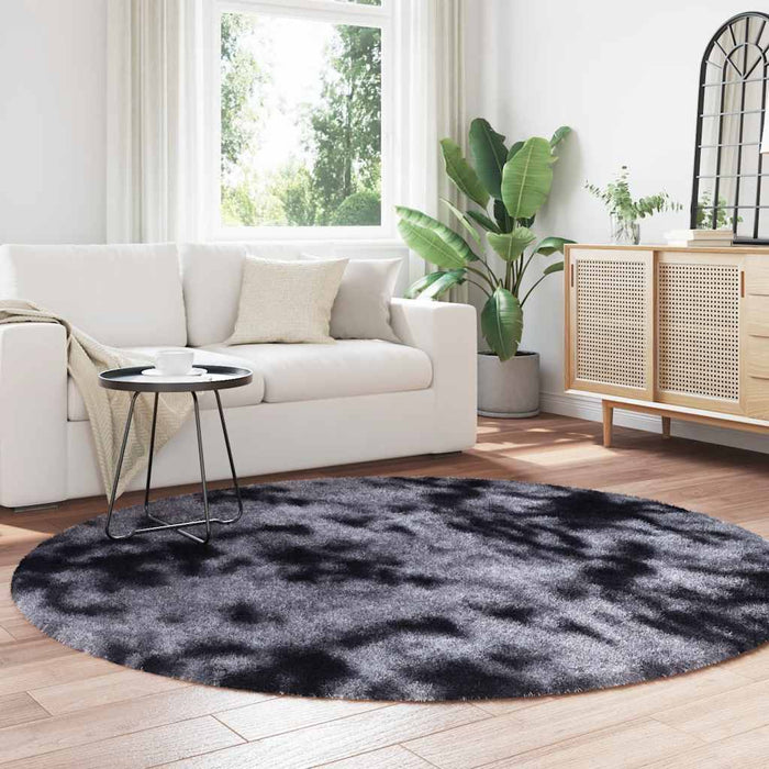 Covor shaggy cu pom înalt, NAVARRA, gri închis, 200x200 cm - WALTI WALTI