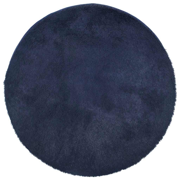 Covor shaggy cu pom înalt, NAVARRA, bleumarin, 200x200 cm - WALTI WALTI