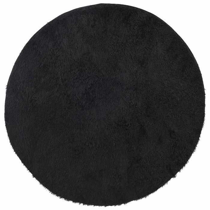 Covor shaggy cu pom înalt, NAVARRA, negru, 240x240cm, poliester - WALTI WALTI