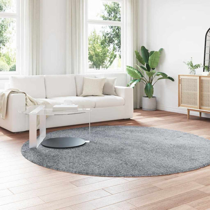 Covor shaggy cu pom înalt, NAVARRA, gri deschis, 240x240 cm - WALTI WALTI