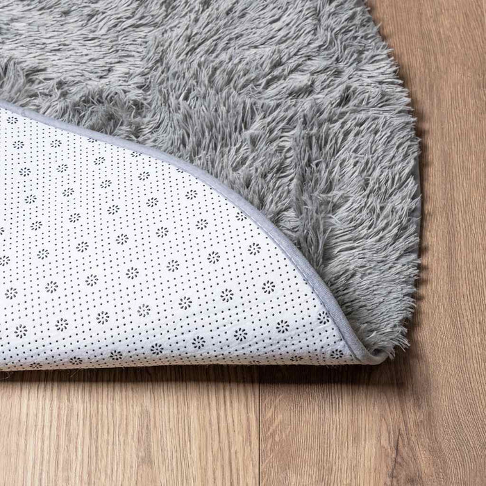 Covor shaggy cu pom înalt, NAVARRA, gri deschis, 240x240 cm - WALTI WALTI