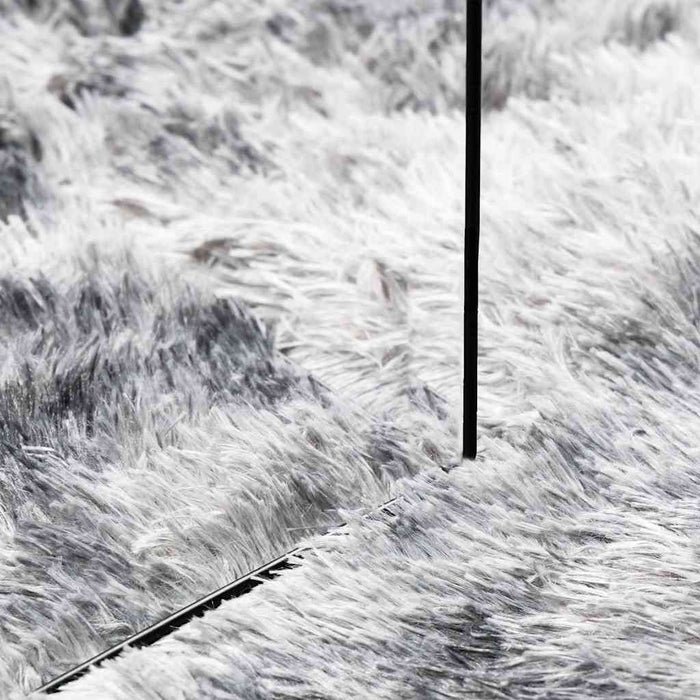 Covor shaggy cu pom înalt, NAVARRA, gri argintiu, 240x240 cm - WALTI WALTI