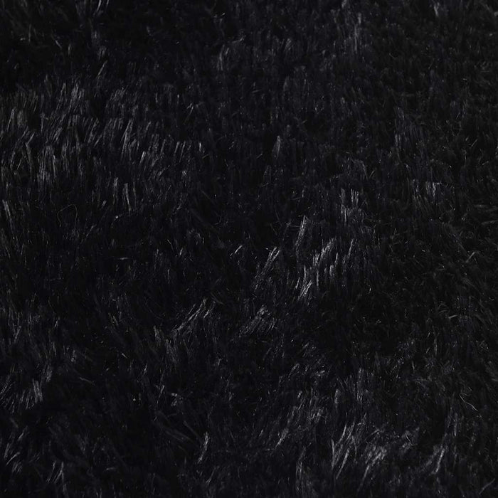 Covor shaggy cu pom înalt, NAVARRA, negru, 300x200cm, poliester - WALTI WALTI
