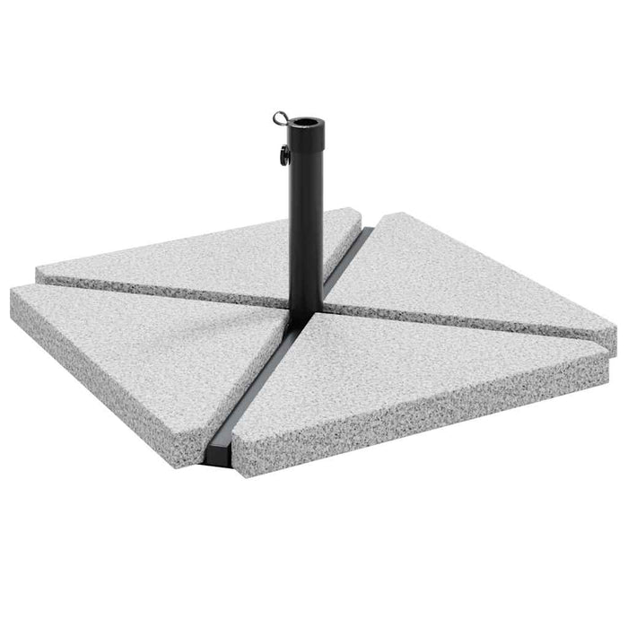 Set de bază pentru umbrelă de grădină 5 piese, granit și oțel - WALTI WALTI