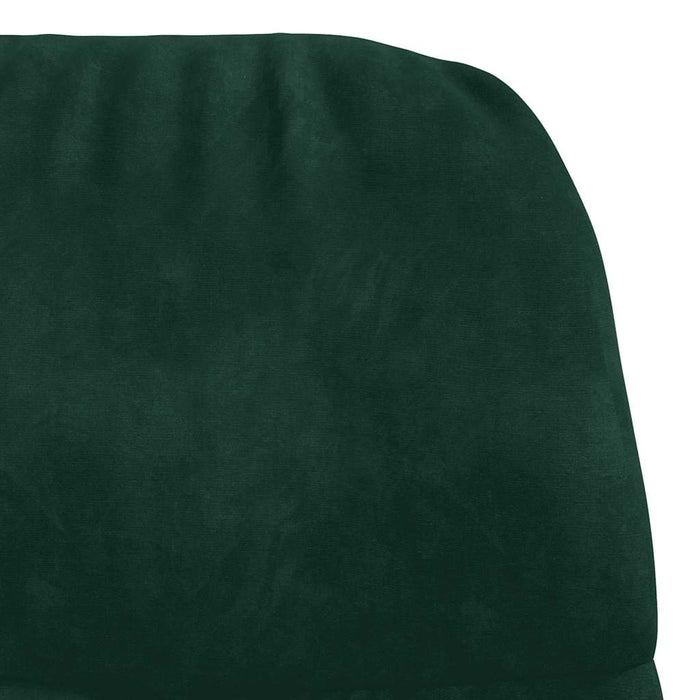 Scaun de relaxare, verde închis, catifea - WALTI WALTI