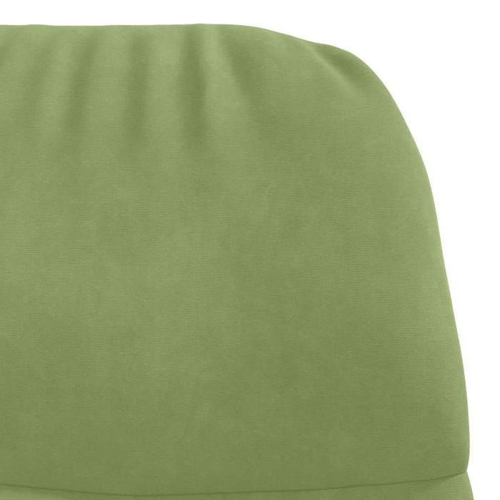 Scaun de relaxare, verde deschis, catifea WALTI