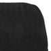 Scaun de relaxare, negru, catifea - WALTI WALTI