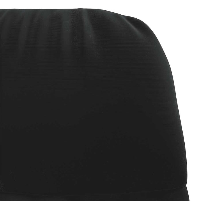 Scaun balansoar, negru, catifea WALTI