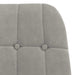 Scaun de relaxare, gri deschis, catifea - WALTI WALTI