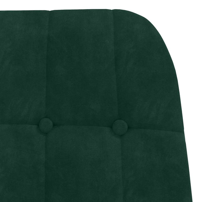 Scaun de relaxare, verde închis, catifea - WALTI WALTI